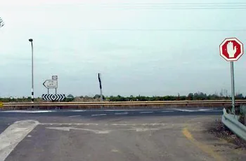 How would you conduct yourself when approaching an intersection that is preceded by a…