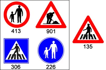 תמונה לשאלת תאוריה 0470: איזה תמרור יבוא אחרי הופעת התמרור 135 שבתמונה?